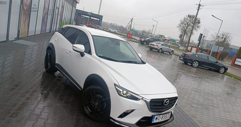 Mazda CX-3 cena 71900 przebieg: 37000, rok produkcji 2018 z Ostrołęka małe 596